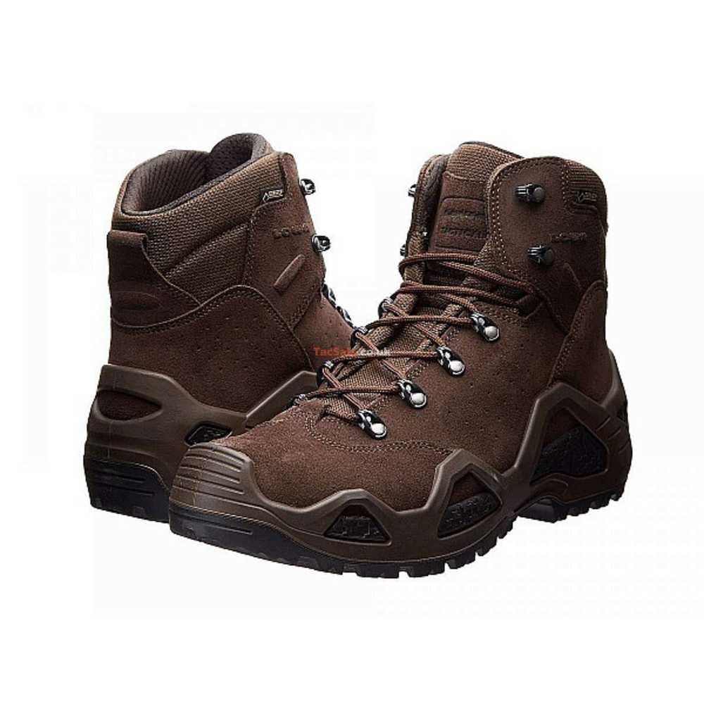 Lowa Z-6S MID GTX Gore-Tex Men's Tactical Boots Suede Leather Wolf 
