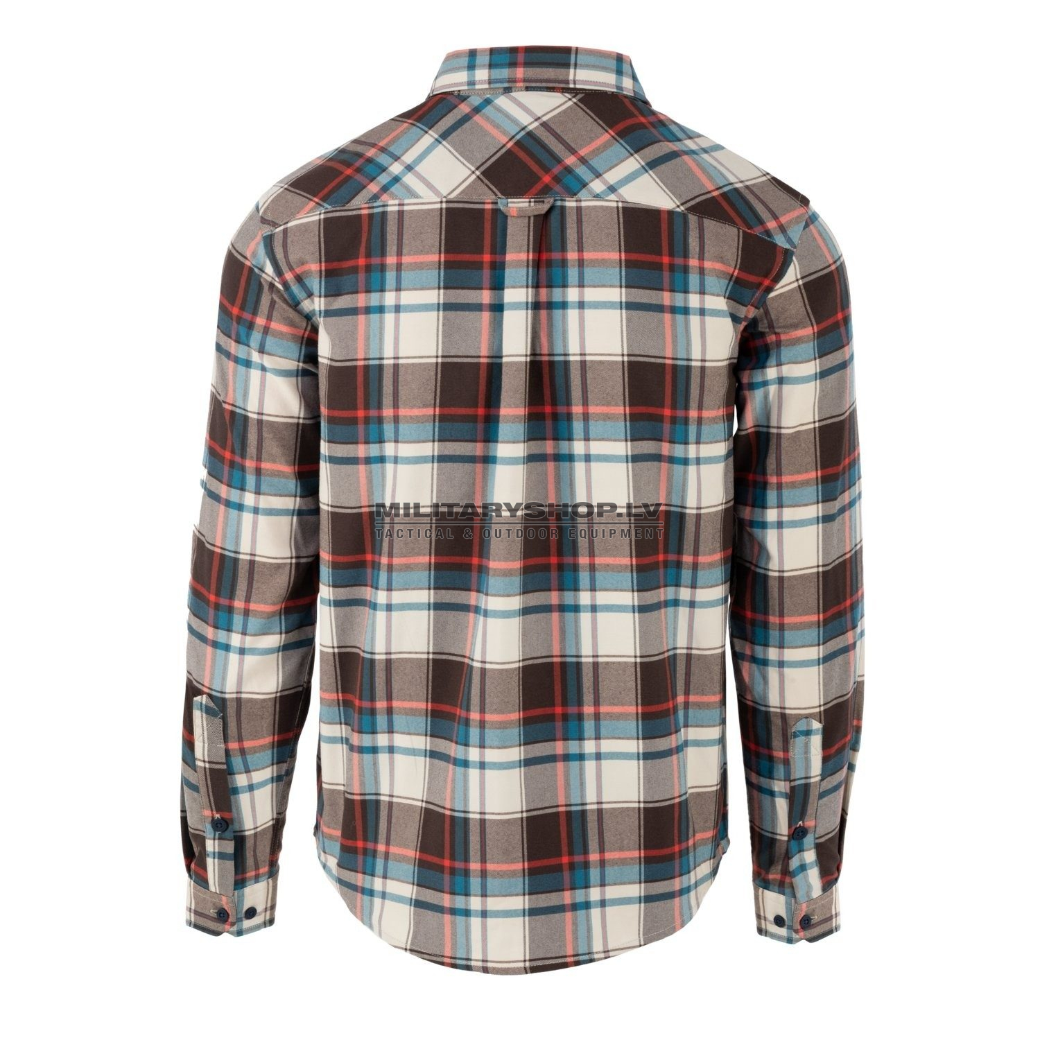 HELIKON-TEX GREYMAN SHIRT, CORAL CRIMSON CHECKERED